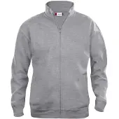 Clique Basic cardigan Grijs Melange maat 5XL heren