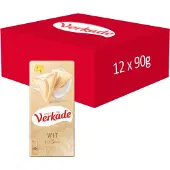 Verkade - Chocolade Reep Wit - 12 x 90 gram