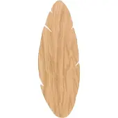 Envostar Wandlamp Lehti, dimbaar, hout licht, Woon-/ Eetkamer, Hout, Wandlamp hout