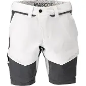 Mascot Customized stretch korte werkbroek 22149 50 / Wit-Grijs