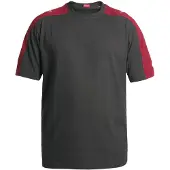 F-engel F. Engel 9810-141 T-Shirt Antraciet/Rood maat XL heren