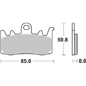 SBS P900-rst Gesinterde Remblokken