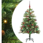 vidaXL Kunstkerstboom Groen 150 cm PVC en Metalen