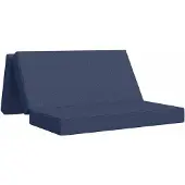 vidaXL Vouwbare Sofa Bed 140 x 67 x 45 cm Blauw