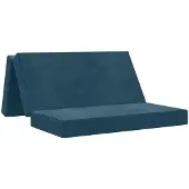 vidaXL Vouwbare Sofa Bed 140 x 67 x 45 cm Blauw