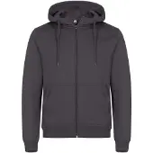 Clique Miami Hoody Fz Metaalgrijs maat M uniseks