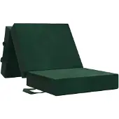vidaXL Vouwbare Sofa Bed 90 x 67 x 45 cm Donkergroen