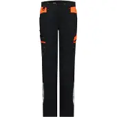 Dassy dames werkbroek Hong Kong stretch 48 / Zwart-Oranje