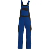 FHB Eckhard Tuinbroek Twill Korenblauw-Zwart maat 42 heren