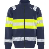 Fristads High Vis Sweatjack Klasse 1 7531 Gkc | Maat: XS
