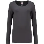 Tricorp 101010 T-Shirt Lange Mouw Dames Donkergrijs maat XL dames