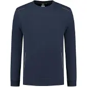 Tricorp 302703 Sweater Accent Blauw/Army maat M uniseks
