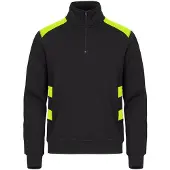 Clique Ambition Half Zip Signaalgeel maat M 3671