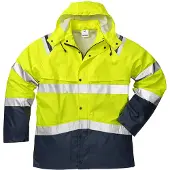 Fristads High vis regenjack klasse 3 4624 RS Hi-Vis geel/marineblauw maat M heren