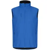 Clique Classic Softshell Vest Heren Kobalt maat M heren