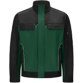 FHB Ernst Werkjack Twill Groen-Zwart maat 2XL heren