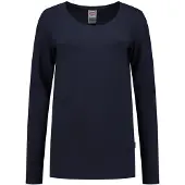 Tricorp 101010 T-Shirt Lange Mouw Dames Marineblauw maat 3XL dames