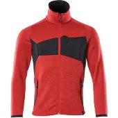 Mascot 18105-951 Gebreide trui met rits Signaalrood/Zwart maat XL heren