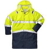 Fristads High vis regenjack klasse 3 4634 RS Hi-Vis geel/marineblauw maat XL heren