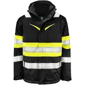 Projob 6454 Gevoerde Signalistiejas En Iso 20471 Klassse 1 Heren Geel/Zwart maat M heren