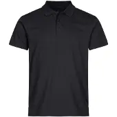 Clique Single Jersey Polo Zwart maat 4XL 3671