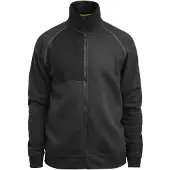 Jobman 5141 Sweatshirt Full-Zip Zwart - Maat XXL