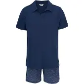 Dagi Pyjama kort navy