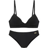 LASCANA Bikini zwart
