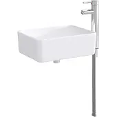 vidaXL Badwasbak Chroom 40,5 x 30,5 x 13 cm Metaal