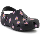 Crocs Klomp Kids Classic Flower Black-Schoenmaat 37 - 38