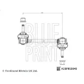 Blue Print ADBP850040 Stabilisatorstang