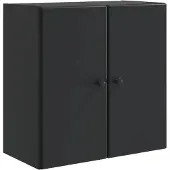 vidaXL Wandkast Zwart 59 x 31 x 60 cm Bewerkt hout