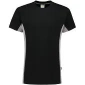 Tricorp 102004 T-Shirt Bicolor Zwart/Grijs maat XL heren