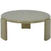 Vente-unique Salontafel in MDF - Glanzend groen - ZYRENIA