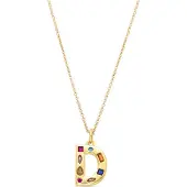 Luxenter Ketting 'Alphabet' gemengde kleuren