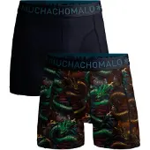 Muchachomalo Men 2-pack boxer shorts print/solid