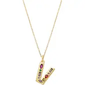 Luxenter Ketting 'Alphabet' gemengde kleuren