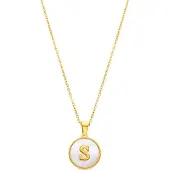 Luxenter Ketting 'Alphabet' wit