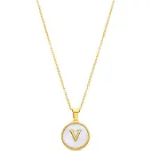 Luxenter Ketting 'Alphabet' wit