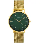 Luxenter Analoog horloge 'Lici' donkergroen