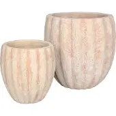 Ptmd Kendra Natural Terracotta High Bars Bombey Pot SV2