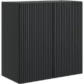 vidaXL Wandkast Zwart 59 x 31 x 60 cm Bewerkt hout
