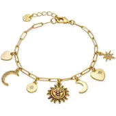 Luxenter 18k goud afgewerkte armband - Nafir