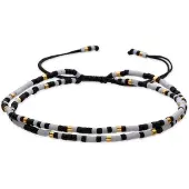 Luxenter Armband met Zwart Kristal in 18k goud afwerking - Furie