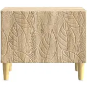 vidaXL Salontafel Sonoma Eiken 50 x 49 x 40 cm Bewerkt hout