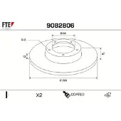 FTE 9082806 Remschijf
