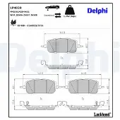 Delphi LP4020 Remblokken