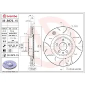 Brembo 09.B970.1S Remschijf
