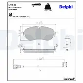 Delphi LP4022 Remblokken