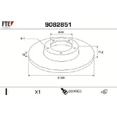 FTE 9082851 Remschijf
